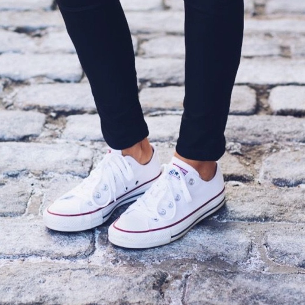 White Converse Size 8